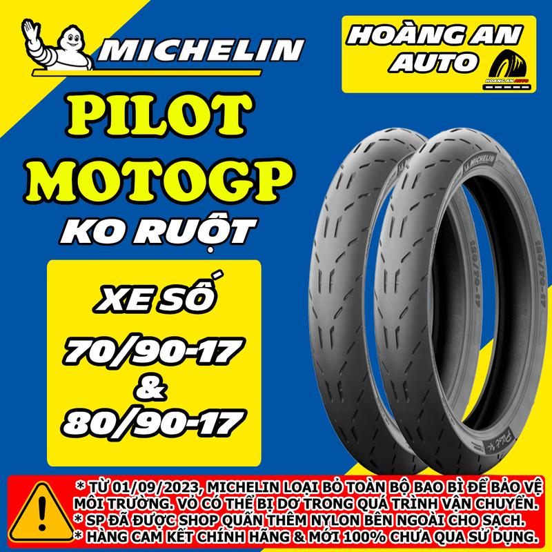 (70/90-17 & 80/90-17 Michelin Pilot MotoGP ) Cặp vỏ lốp xe Michelin Pilot MotoGP size zin cho Satria, Raider, Sonic, Wave, Dream, Future...