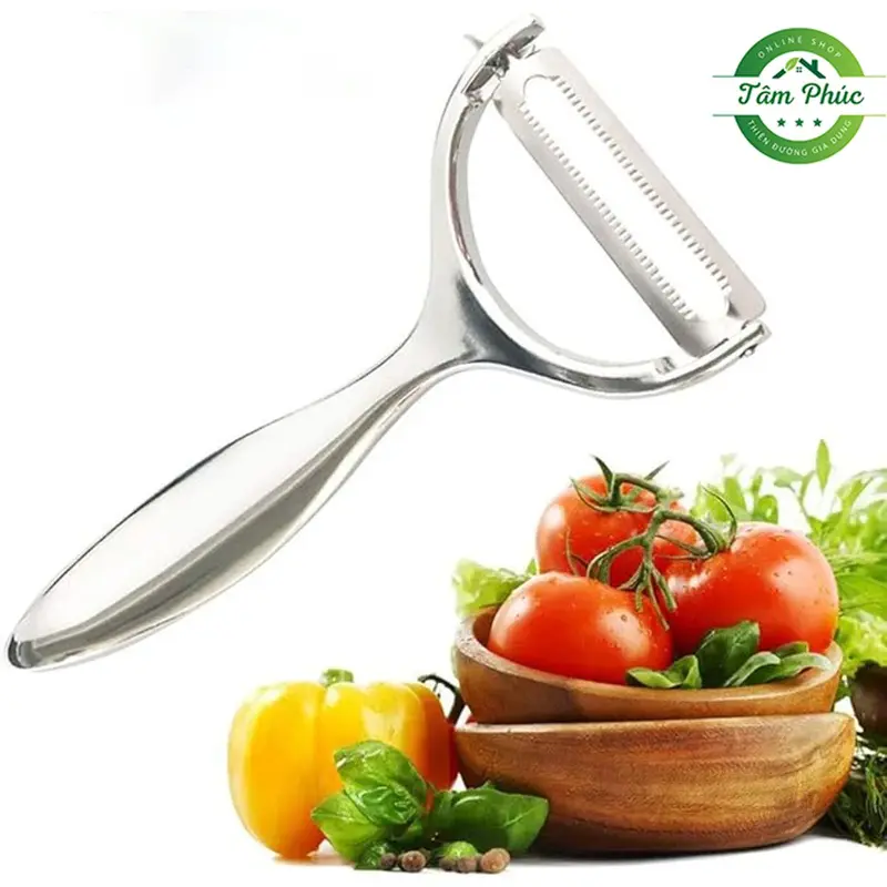 Bào Nạo vỏ rau củ, hoa quả Đức, cán đệm đen, hàng Đức chính hãnġ 0
