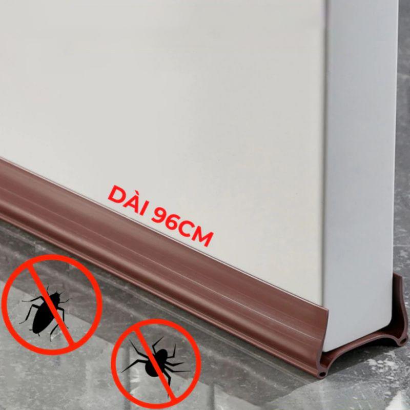 Thanh bọc chân cửa lấp khe hở cửa nhựa PVC cao cấp chặn cửa chống côn trùng