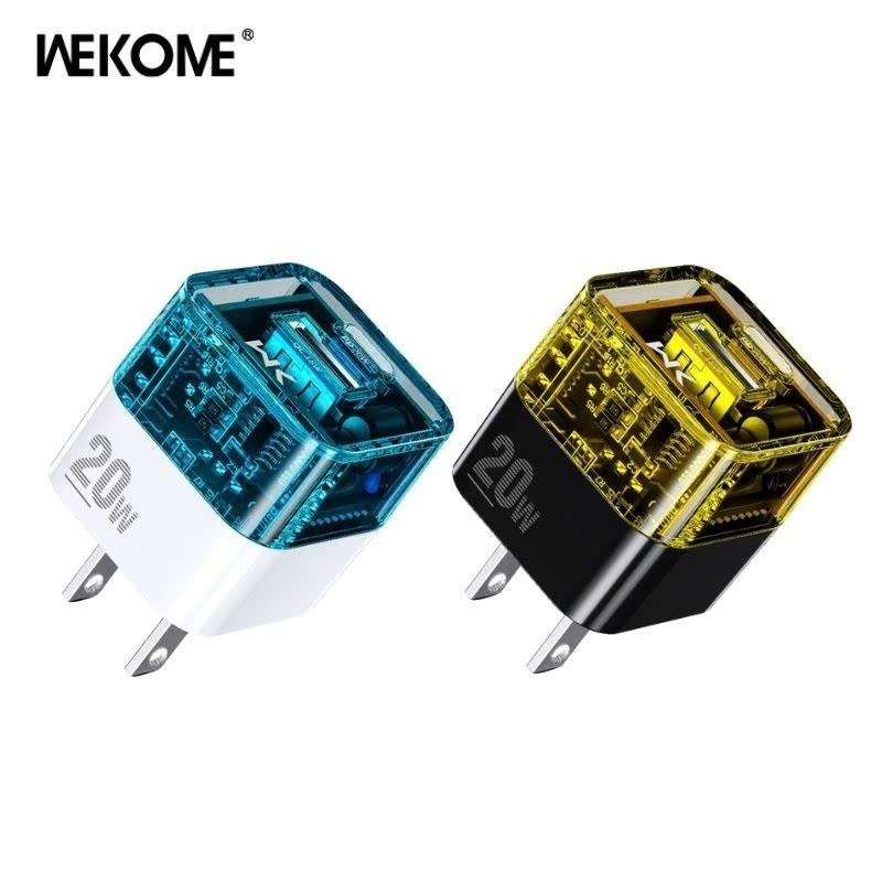 Cốc sạc nhanh 2 cổng Wekome WP-U149 USB QC 3.0 18W và TypeC PD 20W
