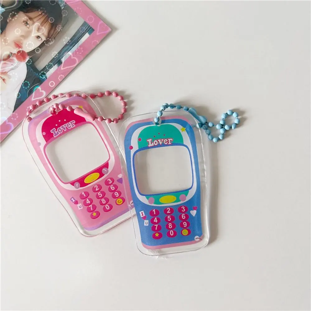 Picture Frame Cute Mini Photo Album School Stationery Photocard Holder Star Collection 1 inch Photo Album Star Chasing Pendant Photo Frame Photocard Key Chain
