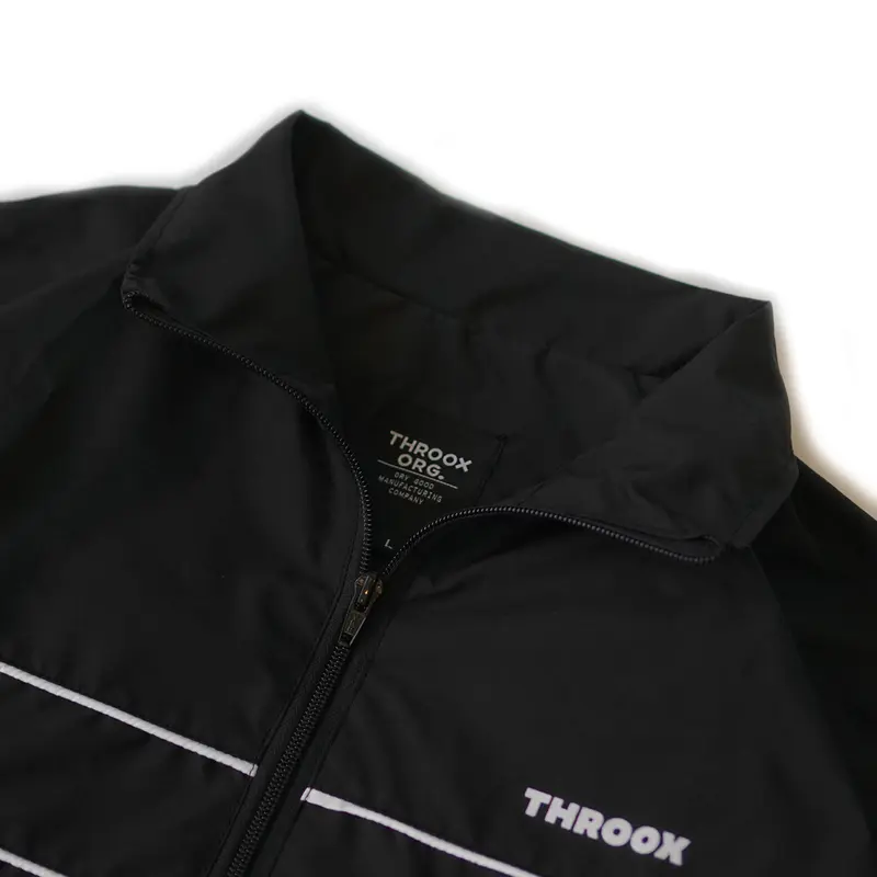 Throox Jaket Tracktop Hadid Black Parasut 2