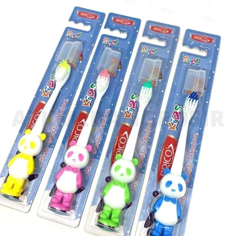 [ HAPPY GUBUK ] 1 PCS Sikat Gigi Anak Soft Brico Karakter 0
