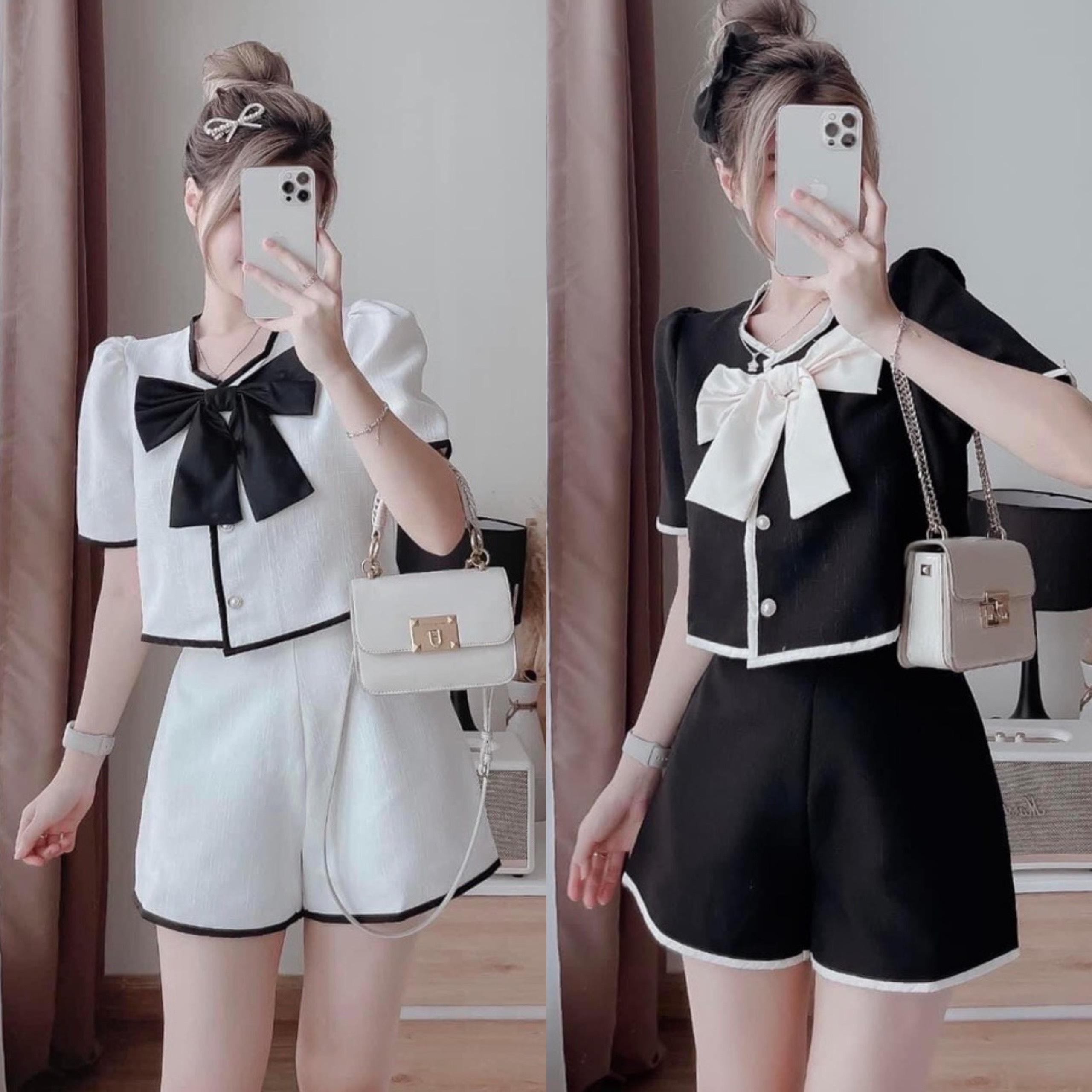 [Xả Kho] Thời Trang Bigsize Set Quần Áo Vải LeNin 50 - 100Kg Dễ Thương Top Nữ Lịch Ống Loe - A.1183