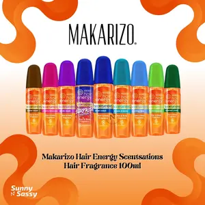 Makarizo Hair Fragrance Spray Semprot Energy Scentsations 30 / 100 ML