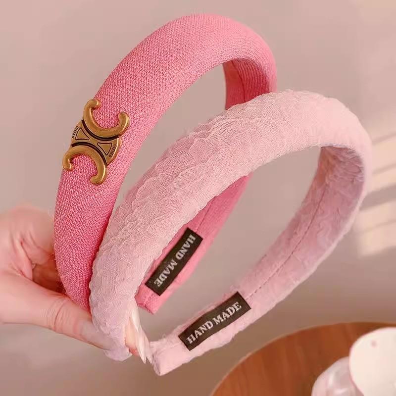 Băng Đô Nữ, Màu Hồng, Thiết Kế Dễ Thương, Mới, Đơn Giản, Thích Hợp Để Rửa Mặt 8