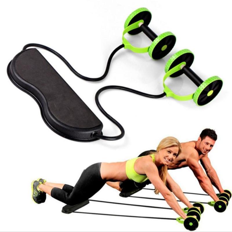 Product Introduction of Multifunctional Abdominal Exercise Wheel, 1 Set Abdominal Trainer With Resistance Band, Abdominal Muscle Training Equipment For Home Gym 7