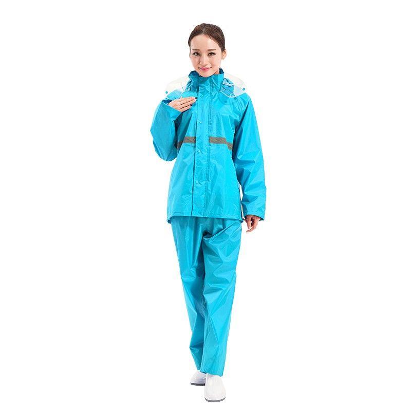 Product Introduction of Raincoat Rain Pants Suit Anti-Rainstorm Men's Hiking Portable Reflective Construction Site Delicate Split Fishing Raincoat 27