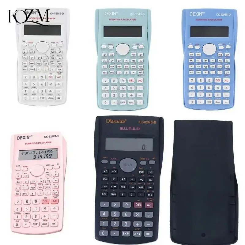 Máy Tính Cầm Tay Đa Năng, Màn Hình 2 Dòng, Máy Tính Kỹ Thuật Số LCD, Để Tài Chính, Văn Phòng, Trường Học, Văn Phòng Phẩm, Tính Năng Máy Tính