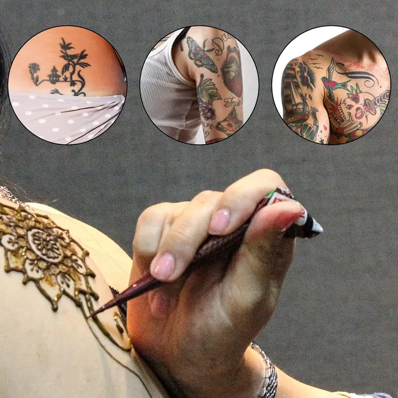 Tattoo Practice Skin, 10pcs/set Fake Tattoo Skin Practice, Silicone Double Sides Eyebrow Makeup Practice Pad, Tattooing Microblading Practice Skin for Beginner, Cosmetic 4
