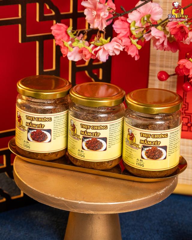 THỊT CHƯNG MẮM TÉP BA DUY 6