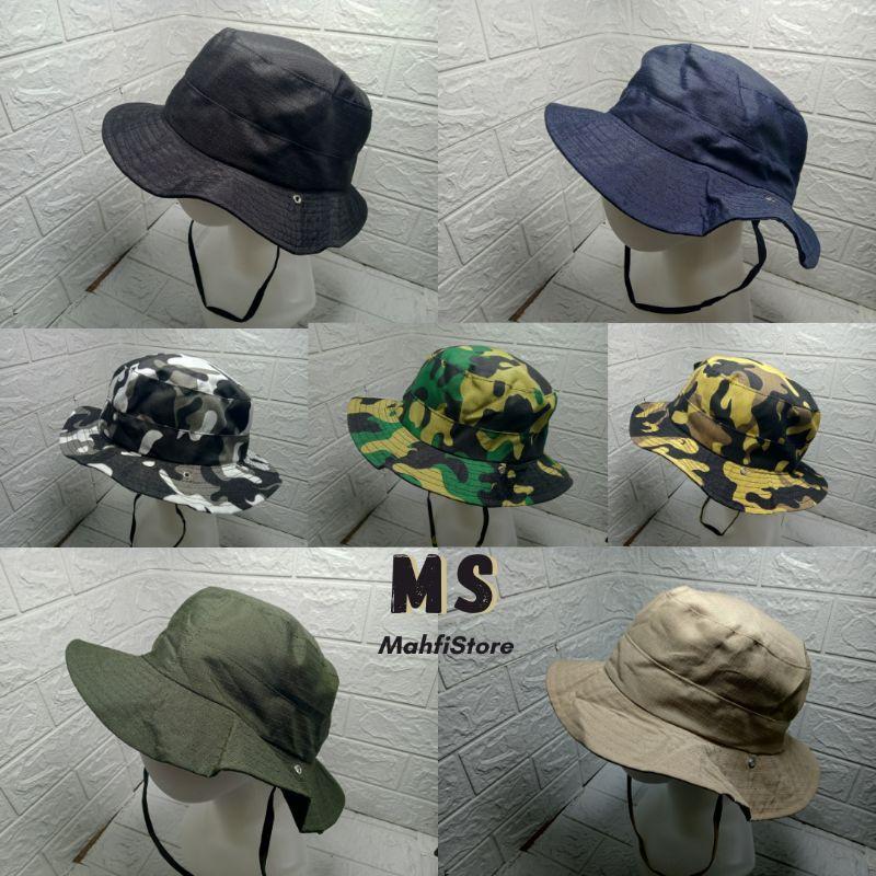Topi Bucket Rimba cewek cowok / Rimba Hat / Topi Hiking / Topi Hutan ...