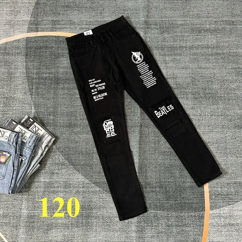 Quần Jean Dài Nam Form Slim Fit Co Giãn 4 chiều Phù Hợp Thời Trang Menswear Cotton Pants Có Túi 1