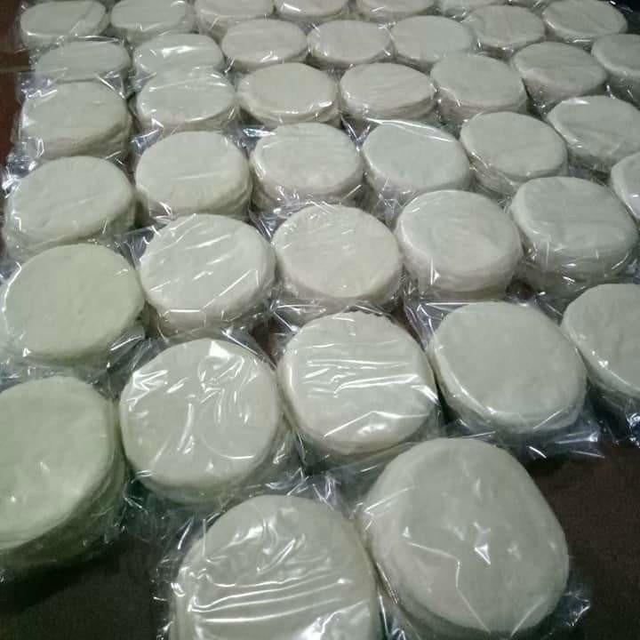 Vỏ bánh tráng bò bía đậu xanh 20cm 100 lá dùng cuốn nem rán chả giò bò bía ngọt..