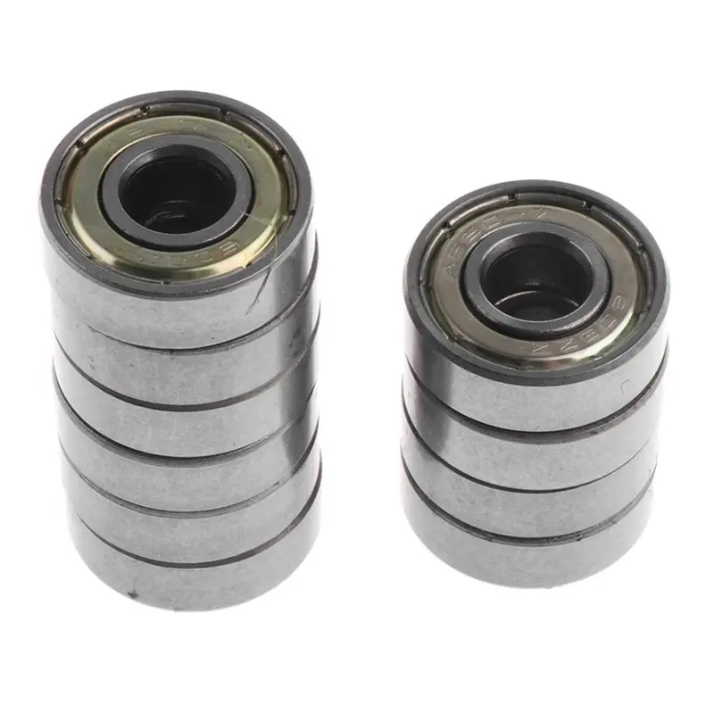 10 chiếc Vòng bi trượt băng nội tuyến & con lăn, trượt băng 608 Zz 6