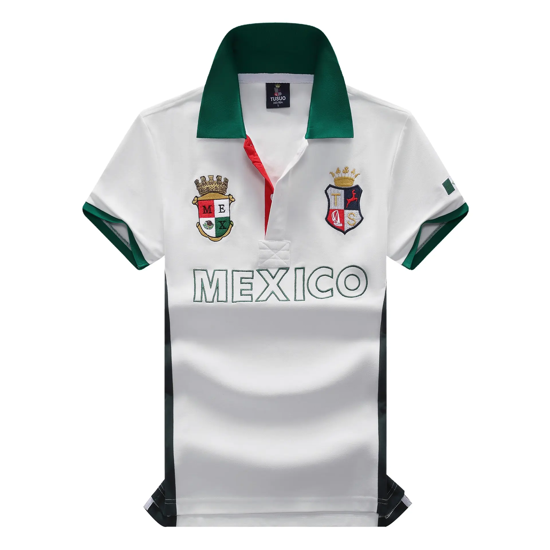 Hot Sale Man's Polo Shirt Mexican Mysterious Cactus Charm Collar T Shirt Rolling Men Plus Size Mexico Embroidery Short Sleeve Lapel Sports Casual Fashion Oversize