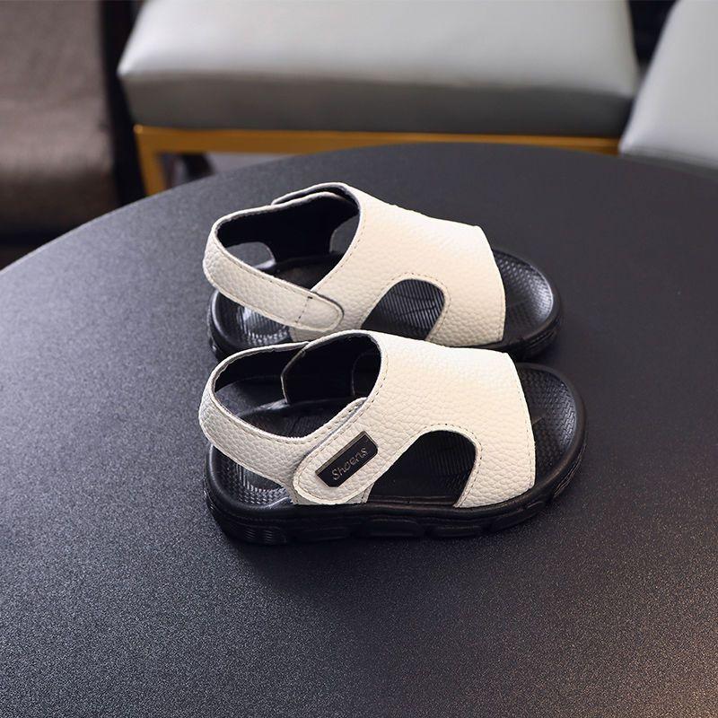 2025 Children's Sandals Boys Summer New Boys Children Anti-Kick Soft-Soled Baby Shoes Summer Beach Shoes 3