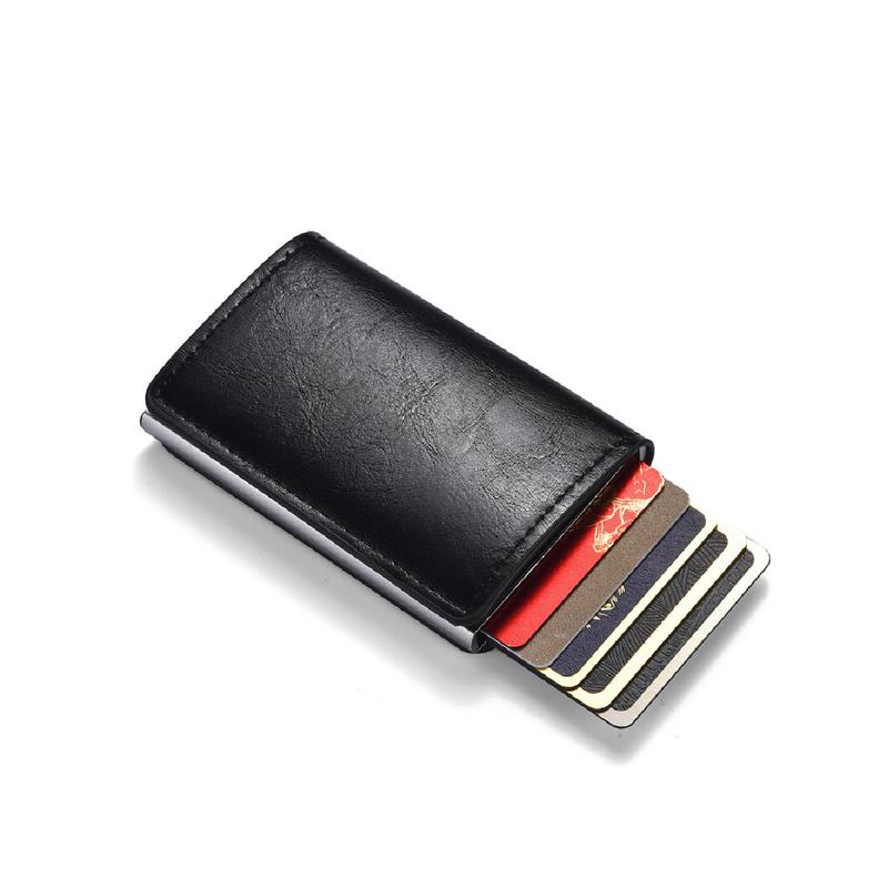 Lightweight anti-theft and anti-magnetic metal card case, business aluminum alloy card case, card holder bag for men 1