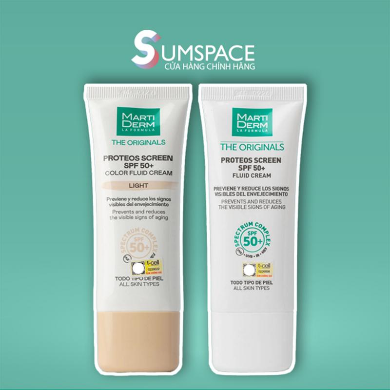 [SUM SPACE x KOC] [CÔNG TY] Kem Chống Nắng Sunscreen MartiDerm The Originals Proteos Screen SPF50+ Fluid Cream - 40ml