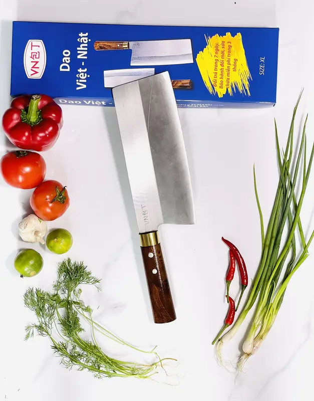 dao chặt xương nhà bếp thép chống gỉ 440c 0