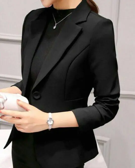 Jas Blazer Pria & Wanita Warna Hitam / Jas Couple Hitam / Blazer Pria / Blazer Wanita / Jas kantoran / Jas Kerja kain panjang Tangan Kantor Formal Semi 2