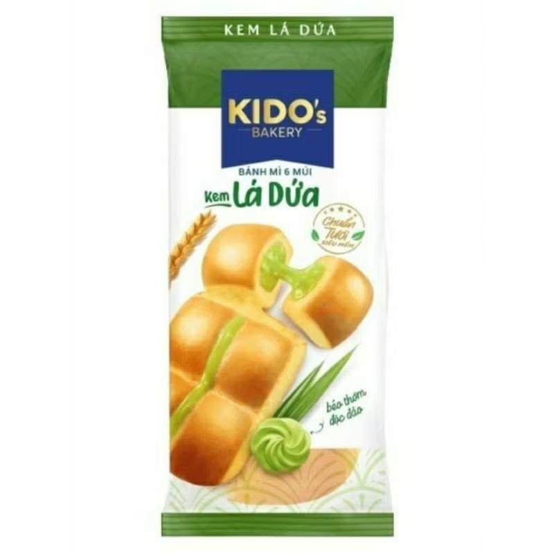  Combo 5 Bánh Mỳ tươi 6 Múi Kido Kem Lá Dứa- mềm mịn ngon khó cưỡng Food 