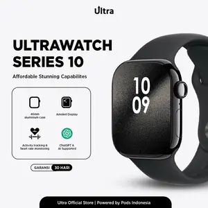 UltraWatch Series 10 Smartwatch AMOLED HD 46mm Jam Tangan Pria & Wanita – ChatGPT, Sport Mode, Bluetooth 5.3 by Ultra Indonesia