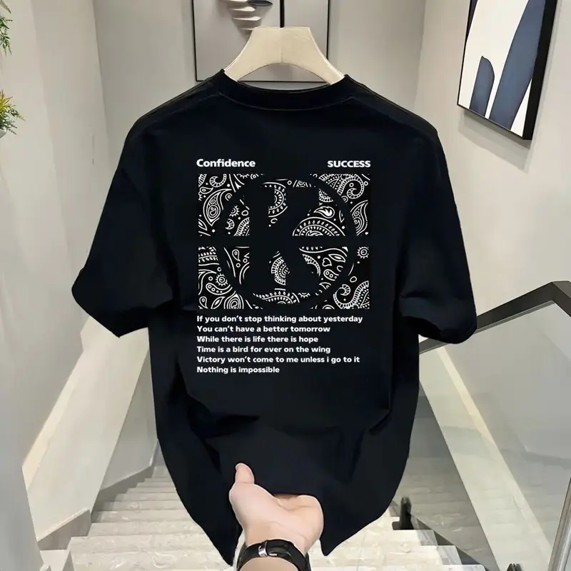 9055 Mùa Hè 2025 Mới Phong Cách Hàn Quốc Đa Năng Lỏng Lẻo Unisex Học Sinh Đen Trắng In Hình Áo Phông Ngắn Tay Tầng Hầm Áo Giao Hàng Nghệ Thuật Nhẹ Thêu Hoa mỏng Áo Sơ Mi Trắng Ướt Cho Nữ 1