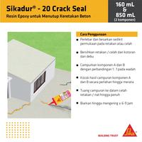 Gambar Sika - Sikadur20 Crack Seal Epoxy Tambal Retak Dak Lantai Beton 850ml - 850ml dari Sika Indonesia Kota Surabaya 4 Tokopedia