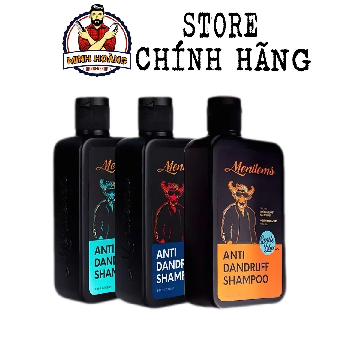 Dầu gội Menitems, dầu gội trị gàu mùi hương nam tính lôi cuốn, dưỡng tóc chắc khỏe Chăm Sóc Tóc