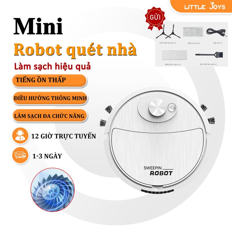 Robot Smart Gadgets quét nhà hút bụi lau nhà thông minh, Máy Hút Bụi robot mini đa chức năng giá rẻ Làm Sạch