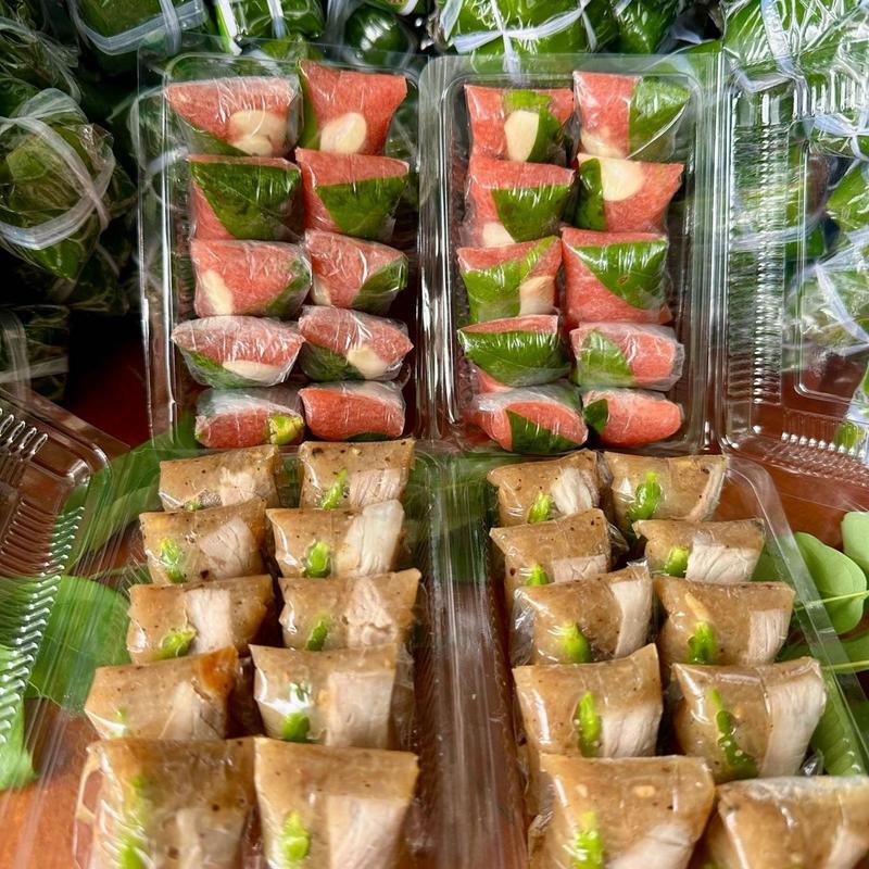 LOẠI HỘP NEM CHUA/ BÌ THỊT LAI VUNG (Nem/Bì Viên 10 Chiếc 200gr/ Hộp - Chính Gốc Lai Vung [MIỀN BẮC, MIỀN TRUNG KHÔNG ĐẶT BÌ]