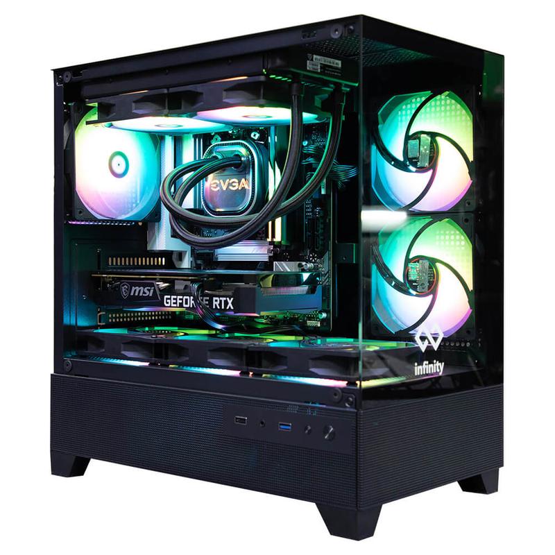 Vỏ máy tính Infinity Aqua-M Pro – Micro-ATX, hỗ trợ tối đa lên tới 9 Fan 120mm 0