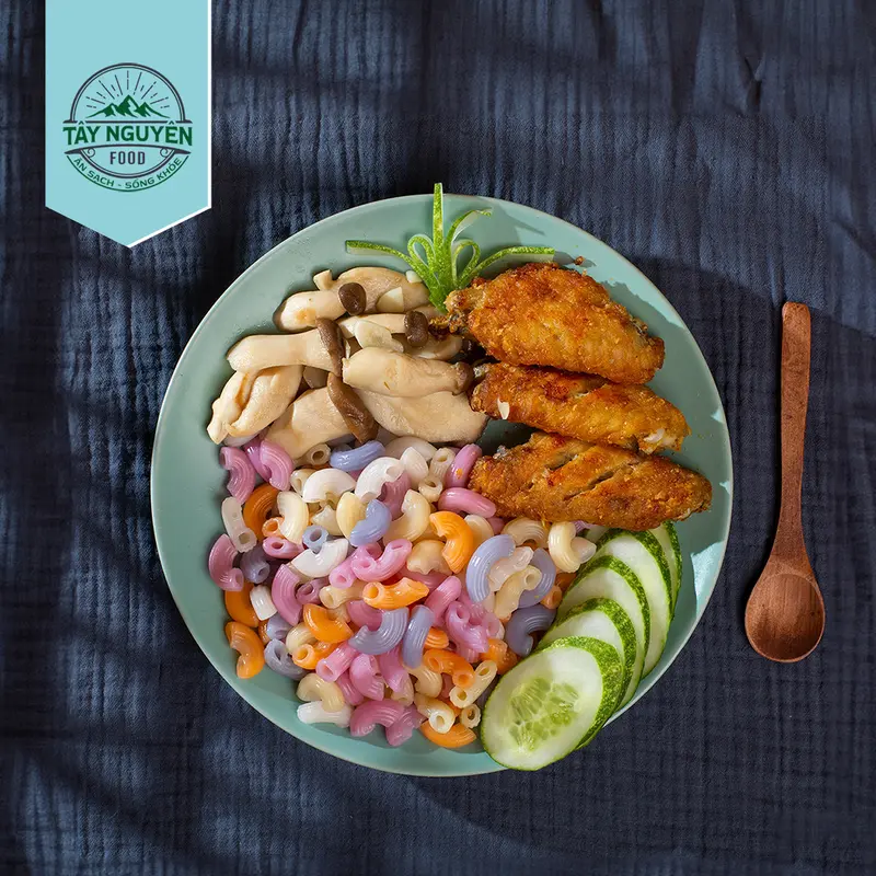 Nui ống rau củ healthy Tây Nguyên Food - Việt Nam 500g/1kg 5