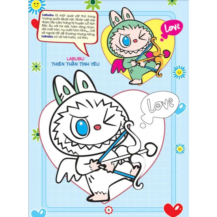 Sách - Bé Tô Màu Labubu - Dịu Dàng và Lãng Mạn - HA 2