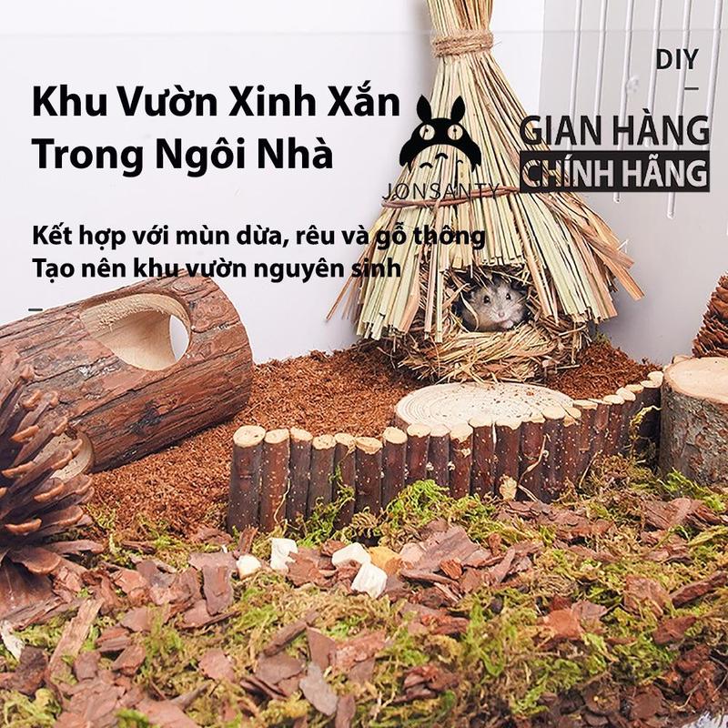 Mùn dừa lót chuồng bò sát chuột hamster rắn rùa nhím riêu lót ổ thú cưng nhỏ gỗ thông lót chuồng hãng JONSANTY