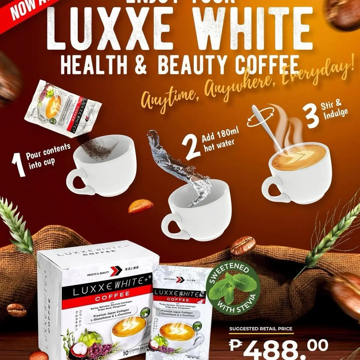 glutathione frontrow Luxxe White 1 bottle 60 capsules FrontRow 02 Oatmeal Exfoliant Bar