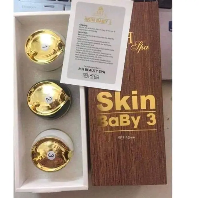 BỘ KEM MỜ NÁM MH BEAUTY SPA SKIN BABY 3 Cho Bé