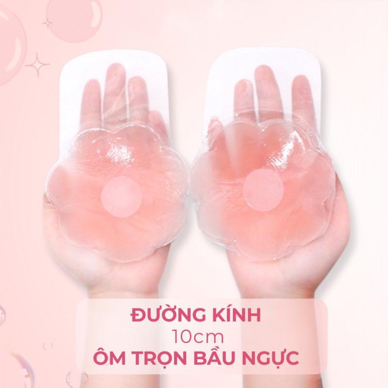 Miếng Dán Ngực Silicon Hình Hoa Đỉnh, Siêu Dính, Kéo Nâng Ngực Chống Chảy Xệ Women 0