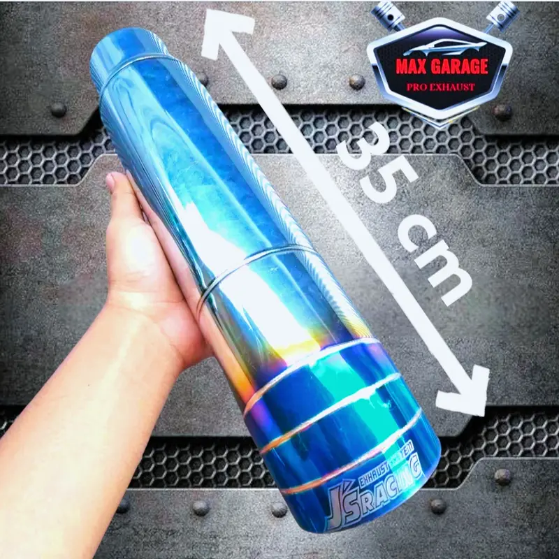 Tailpipe Knalpot Mobil merk JS RACING Diesel dan RESONATOR DIESEL untuk Pajero,Innova,Hylux,L300, kendaraan bbm solar DLL Asli Gas Mesin mobil solar bukan untuk Motorcycle 1
