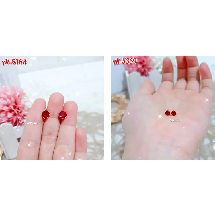 ANTING TUSUK MATA SATU AKSESORIS FASHION/ANTI ALERGI Emas Earrings 7
