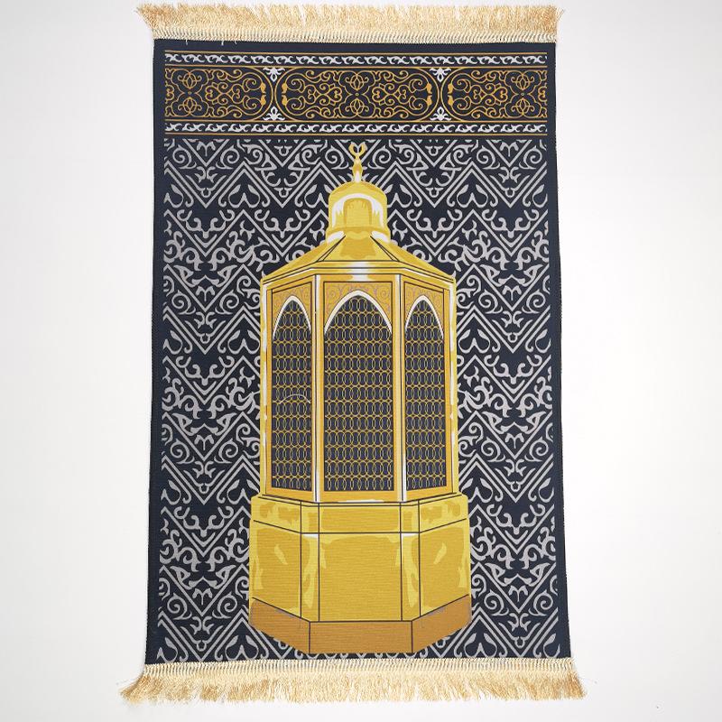 Product Introduction of Wholesale Square Solid Color Carpet Crystal Velvet Felt Thick Short Pile Printed Soft Tassel Non-Slip Floor Mat 5