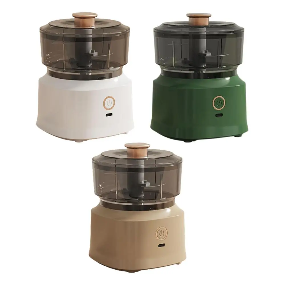 Meat Mincer Food Processor 350ml Detachable Visible Kitchen Gadget Electric Garlic Chopper Mixers for Food Tomato Onion Spice Lettuce