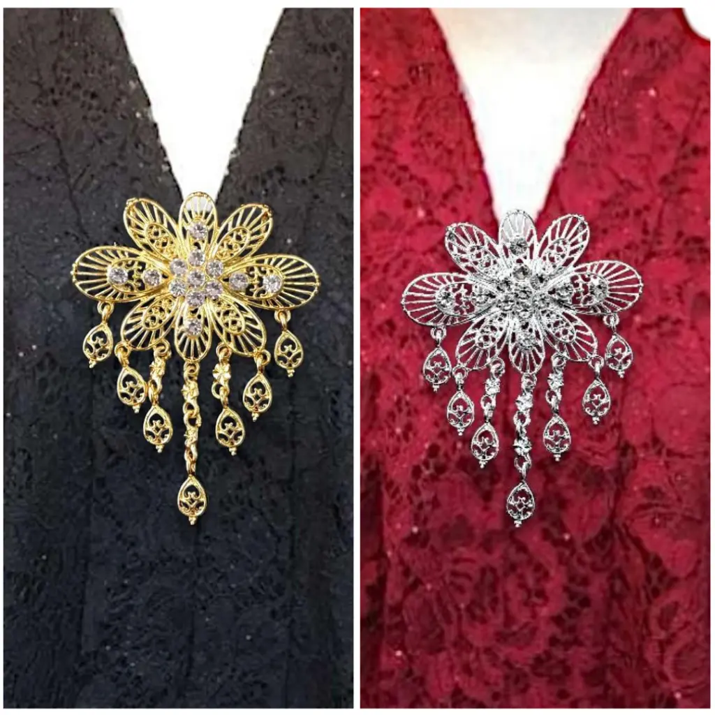 Bros kebaya mewah bros jurai mata Bros Kebaya Kutubaru