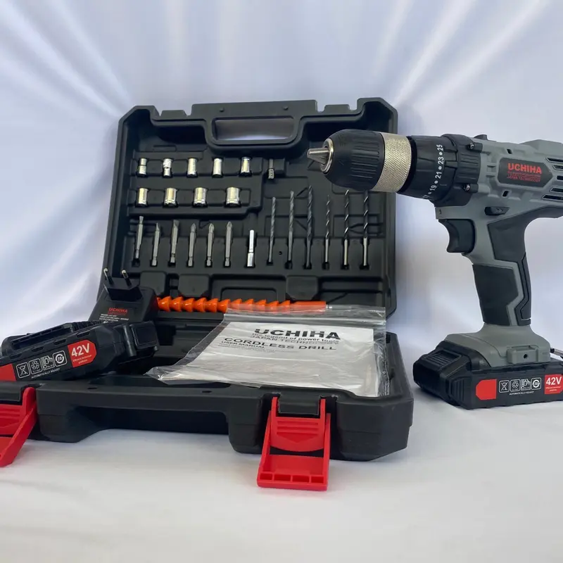 Mesin Bor Baterai Cordless 42Vf UCHIHA Japan Brushless New Edition 2022 0