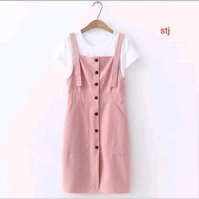 OVERAL JESLIN NO INER(INER DIJUAL TERPISAH/OVERAL JESLIN POLOS BAHAN TWISCONE Katun 2