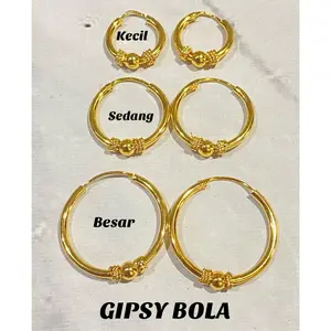 Anting Titanium 24k Gipsy BOLA ANAK DEWASA