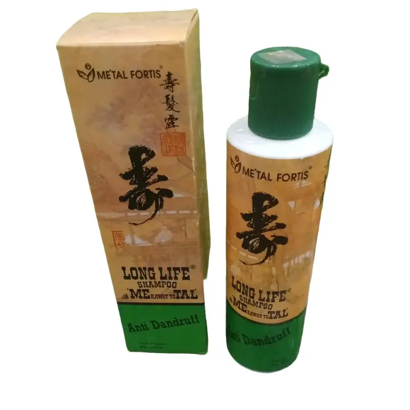 Shampo Metal Fortis Long Life 200ml Conditioner Haircare Shampoo Ketombe Perawatan Kering Membersihkan 0