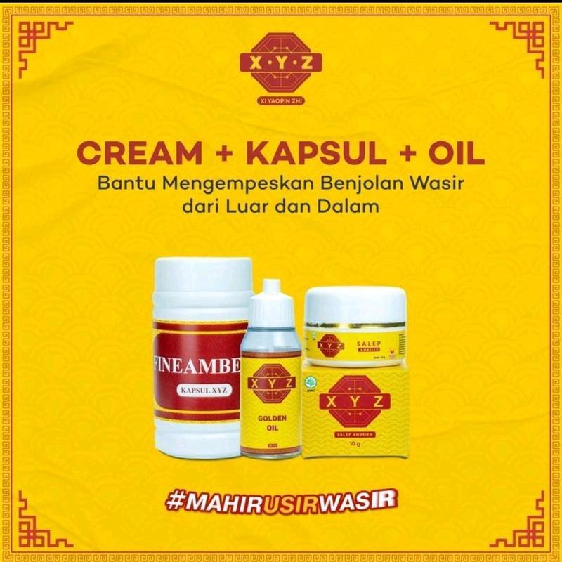 Paket Komplit XI YAOPIN ZHI Cream-oil-kapsul Suplemen Wasir Asli Original Bpom 0