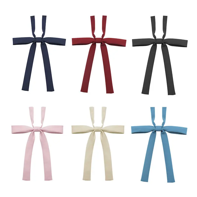hot JK Lazy solid color bow tie clothing accessories